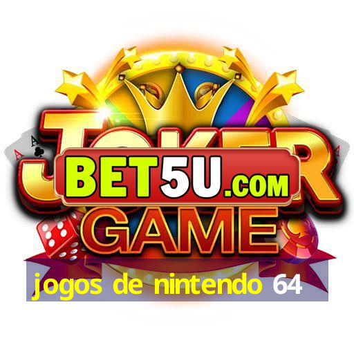 jogos de nintendo 64